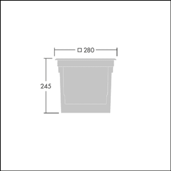 AXYL OPERA XL WO 16L 930 AS HFX ANT - LED floor recessed luminaire image 2