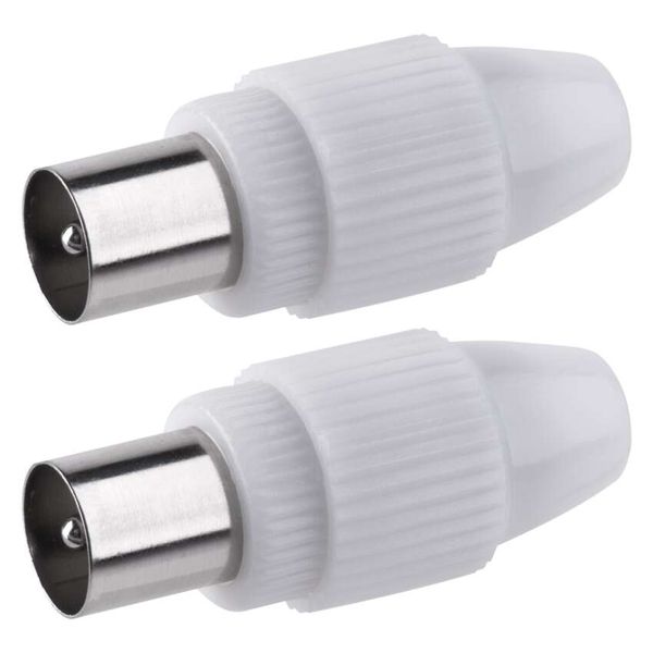 IEC Aerial Connector male, screw type, direct image 1