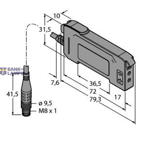 Photoelectric Sensor Photoelectric Sensor for Plastic Fibers   DF-G1-KS-Q3 image 1