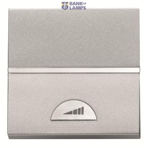 N2260.1 PL Universal push dimmer - 2M - Silver image 1