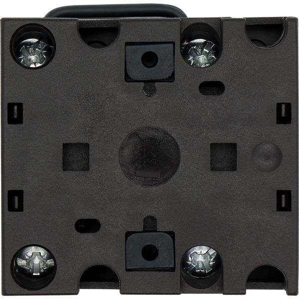 T0-1-102/E/SVB Main switch, T0, 20 A, flush mounting, 1 contact unit(s), 2 pole, Emergency switching off function, With red rotary handle and yellow locking ring image 10
