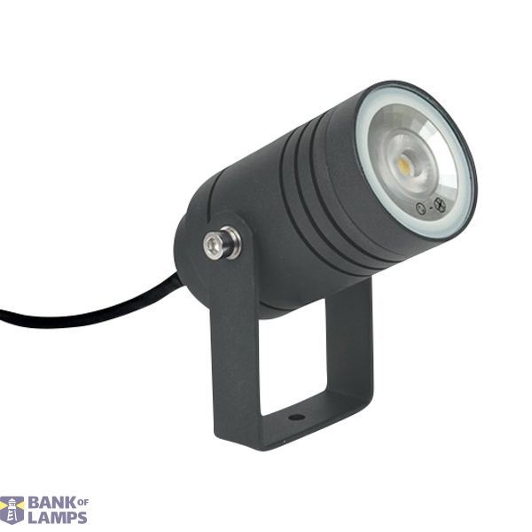 ANTHRACITE GARDEN SPOT GU10 10W IP65 image 1