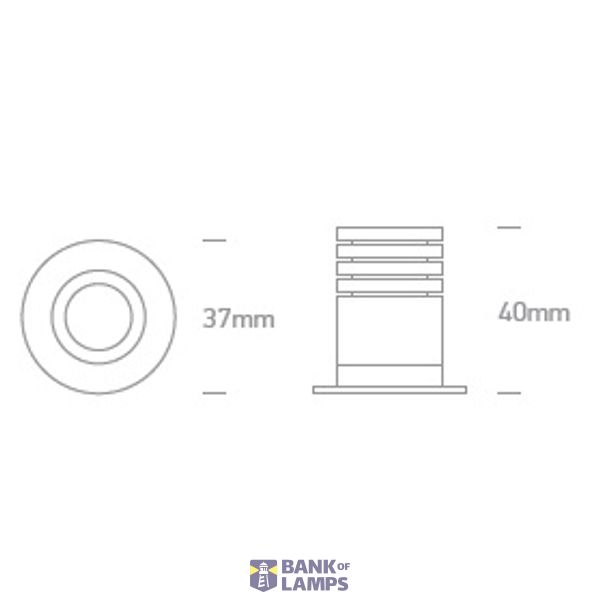 WHITE LED 2W WW 700mA IP65 DARK LIGHT image 3
