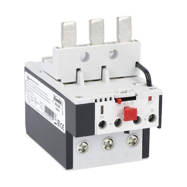 Motor protection relay, phase failure/single-phase sensitive. Three-pole (three-phase), manual resetting. Direct mounting on BF40 - BF94 contactors, 60...82A image 1