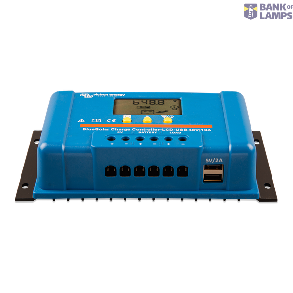 Victron Energy Solar charge controller BlueSolar PWM-LCD&USB 48V-10A image 1