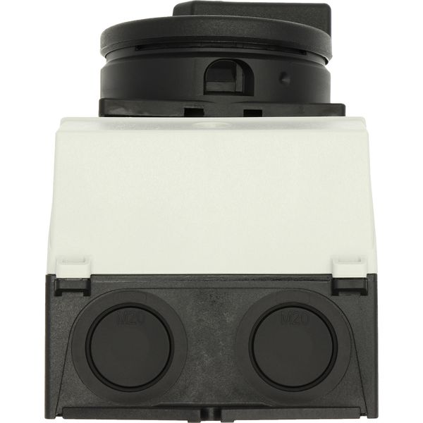 T0-3-15683/I1/SVB-SW Main switch, T0, 20 A, surface mounting, 3 contact unit(s), 3 pole, 2 N/O, 1 N/C, STOP function, With black rotary handle and locking ring, Lockable i image 20