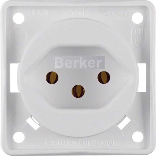 sock. outl. w. earth cont. CH type 13, screw term, Int. mod. ins., pw  image 1