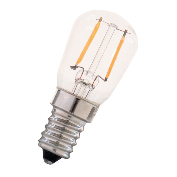 LED Filament P26X58 E14 240V 1W 2700K Clear image 1