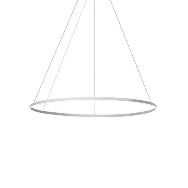 Pendant Circular Downward 3 Rings (ø2000 ø1200 ø600) LED 223.5W 7869lm 2700K Black image 1
