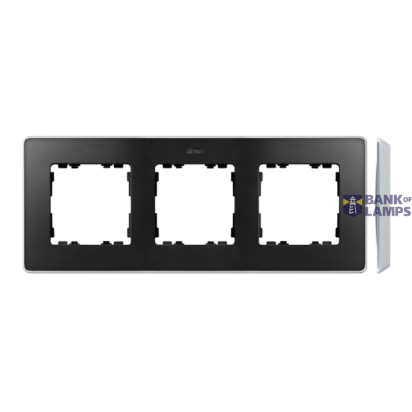 Triple frame, Graphite, aluminium base image 1