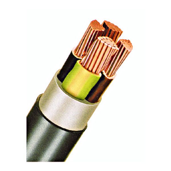 PVC Insulated Heavy Current Cable 0,6/1kV NYY-O 2x10re bk (The price is shown without markup on metals. Request a quote for accurate information) image 1