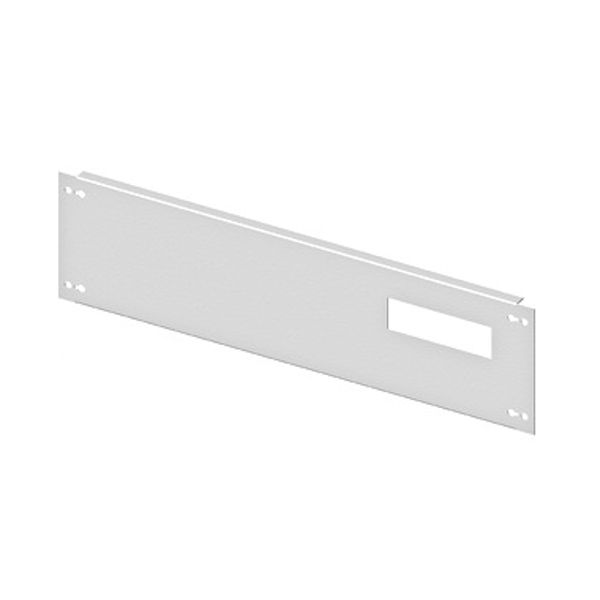 Blind Front Plate 695mm B4 with cutout for surge arresters image 1