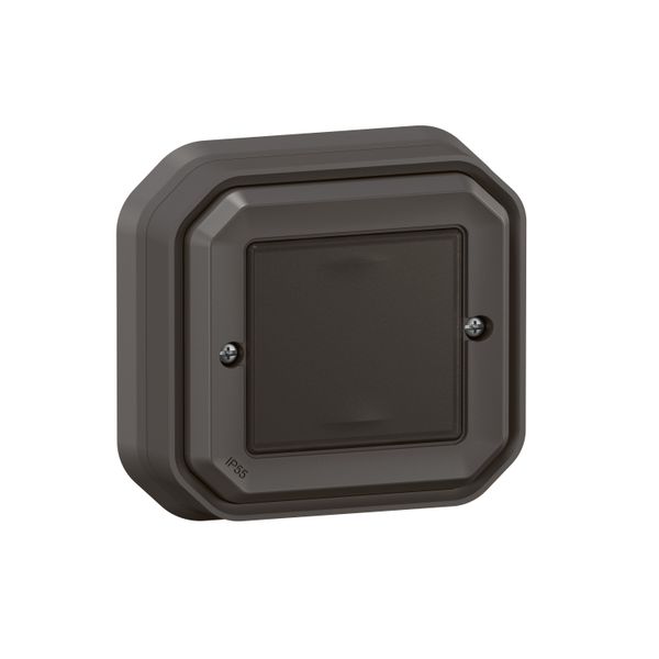 PLEXO SWITCH ON/OFF W/O WIRE, W/O BATTERY - ANTHRACITE - SURFACE image 1