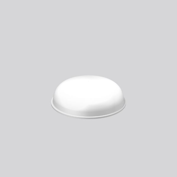 Replacement cover, plastic glass D 214 H 68 colour: white image 1