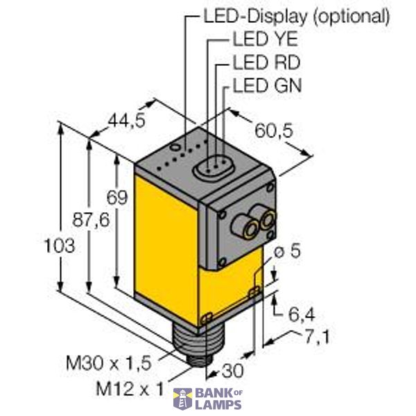 Photoelectric Sensor Photoelectric Sensor for Glass Fibers   Q45BW22FQ1 image 1