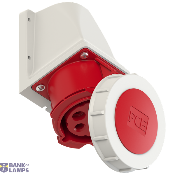 Fixed socket 32A 5P 400V 6h IP67 image 1