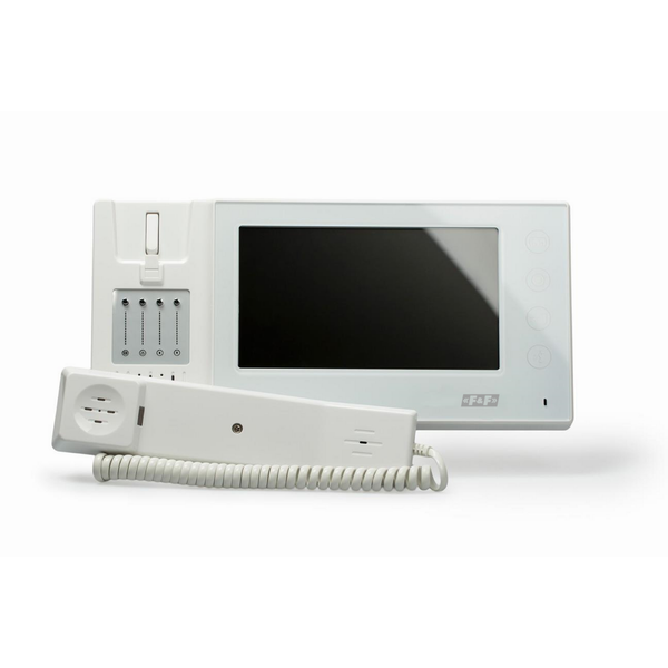 White monitor with earpiece and 100-event memory image 3