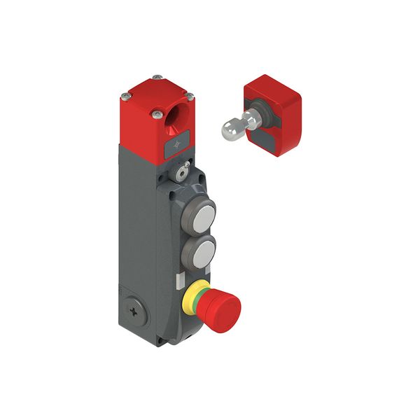 NG series safety switch with lock and integrated control devices, with actuator image 1