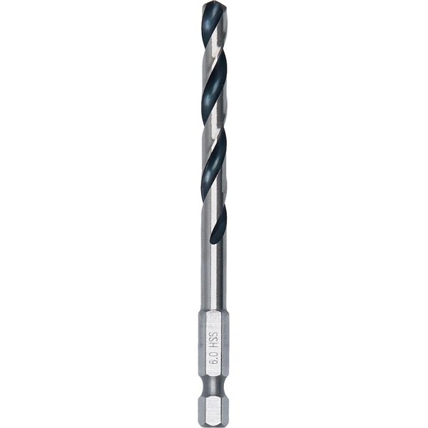 HSS PointTeQ Hex Drill Bit 6.0mm, 10 pcs. image 1