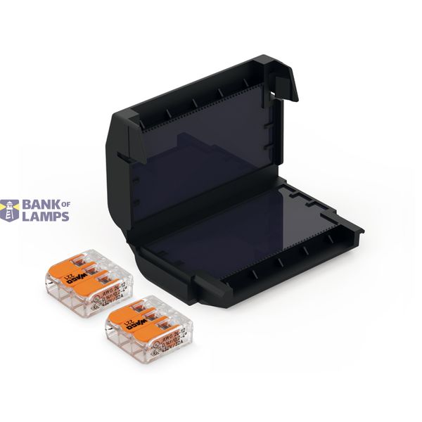 Gel box + 3 cleme Wago de 2 poli, max. 4mmp image 1