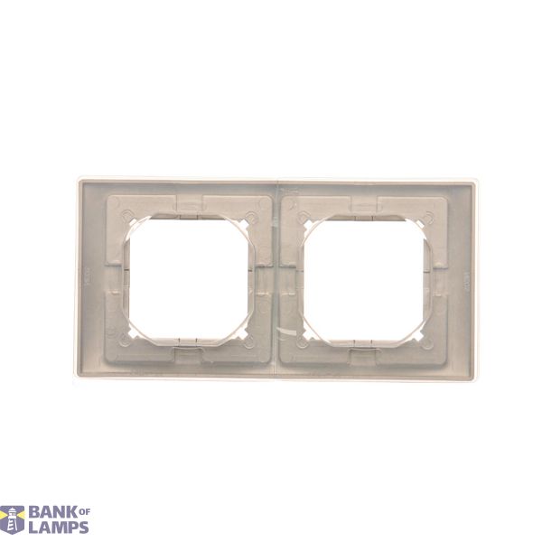 Single socket outlet without earthing, with shutters, module, 16A, quick connection, light gray matt image 1