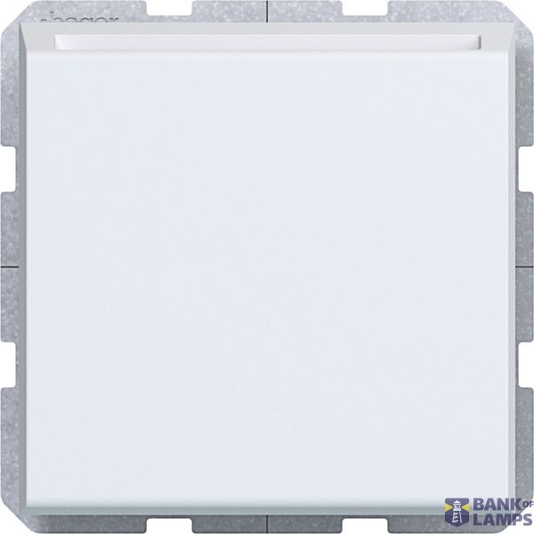 Electronic switch for hotel card, A.x/C.x, light white glossy image 1