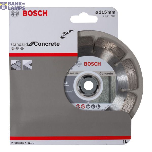 Standard for Concrete diamond cutting disc 115 x 22,23 x 1,6 x 10 mm image 1