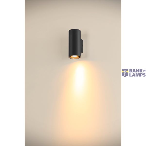 ASTO TUBE, wall-mounted light, cylindrical, GU10, 1x max. 10 W, black image 2