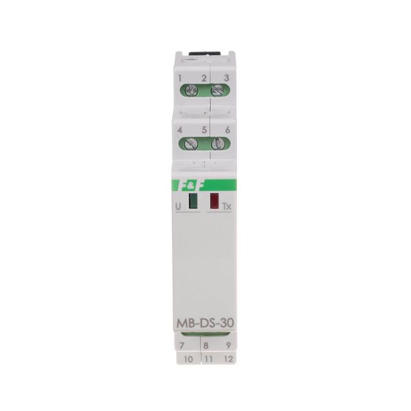 Temperature measurement transducer with MODBUS RTU output, for DS18B20. MAX-MB-DS-30 image 1