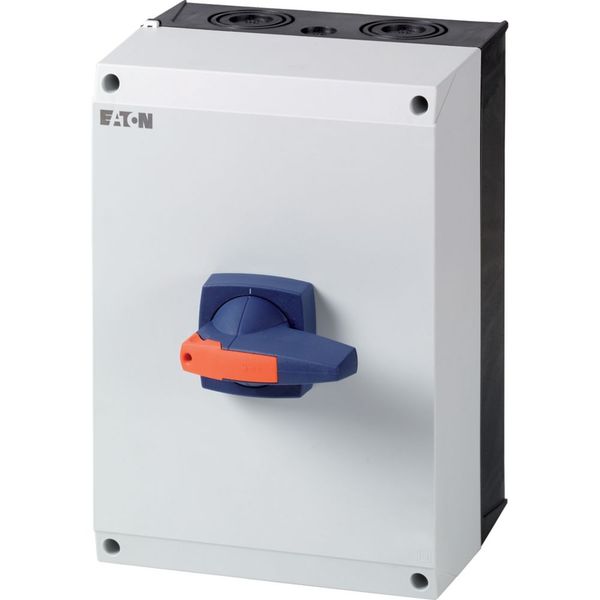 DMM-125/3/I5/P-B Switch-disconnector, DMM, 125 A, 3 pole, with blue knob, in CI-K5 enclosure image 4