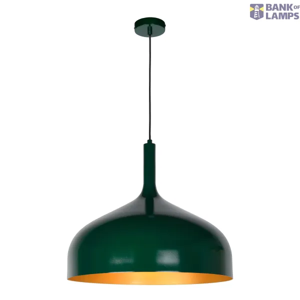 Lucide ROZALLA - Pendant light - Ø 50 cm - 1xE27 - Green image 1