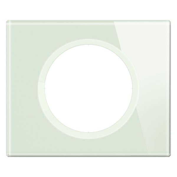 PLATE 1 GANG OPAL WHITE GLASS image 6