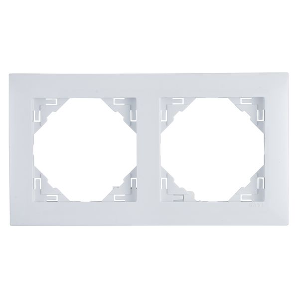 DOUBLE FRAME WHITE (50 UN) image 1