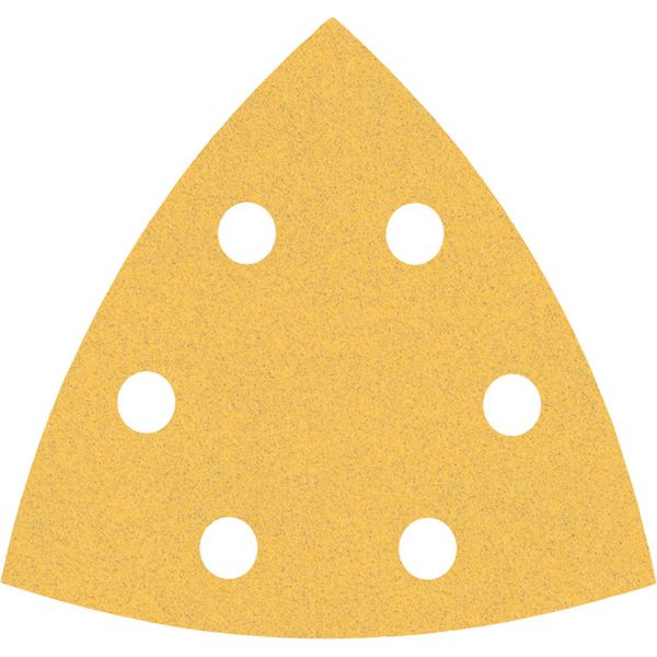 EXPERT C470 Sandpaper for Delta Sanders 93 mm, G 120 5-pc Hook&Loop image 1