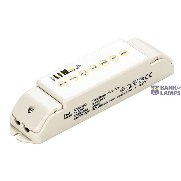 EASY LIM PRO RF MASTER CONTROLLER, wireless, 12V/24V, max. 33W, 3-channel image 1
