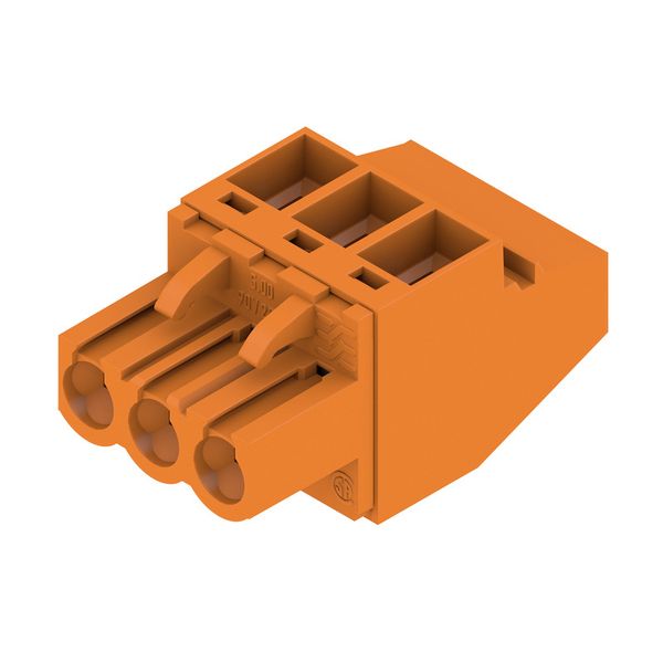 PCB plug-in connector, female plug, 5.00 mm, Number of poles: 3, 90°, Clamping yoke connection, Clamping range, max. : 4 mm², Box image 2