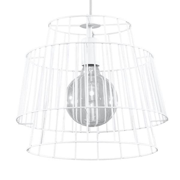 HANGING LAMP GATE WHITE E27 1X60W IP20 image 1