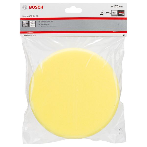 Hard foam disc (yellow), 170 mm diameter Hard image 1