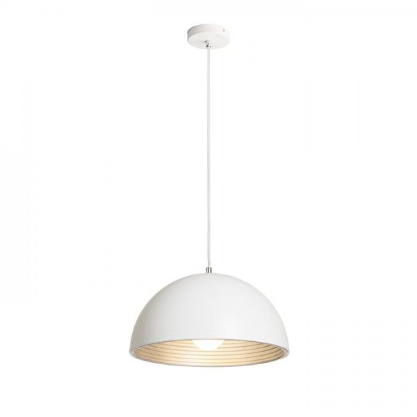 CARISSIMA 40 pendant matte white/silver grey 230V LED E27 15W image 1