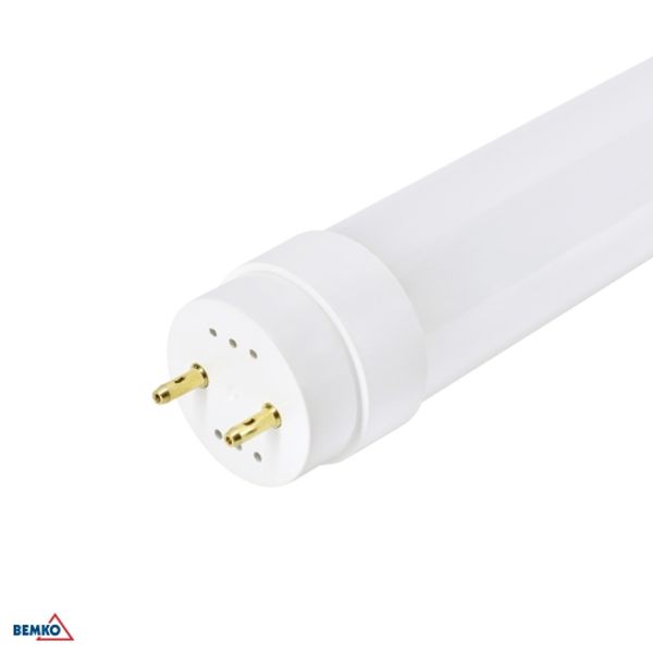 LED TUBE T8 HIGH LUMEN 600MM  9W 6000K 1300LM MILKY COVER ONE-WAY POWER SUPPLY image 1