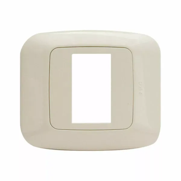 SINGLE PLATE 1M.IVORY YES SERIES image 1