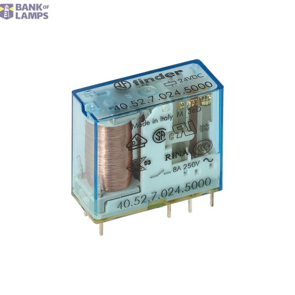 PCB/Plug-in Rel. 5mm.pinning 2CO 8A/36VDC/SEN/Agni+Au (40.52.7.036.5000) image 4