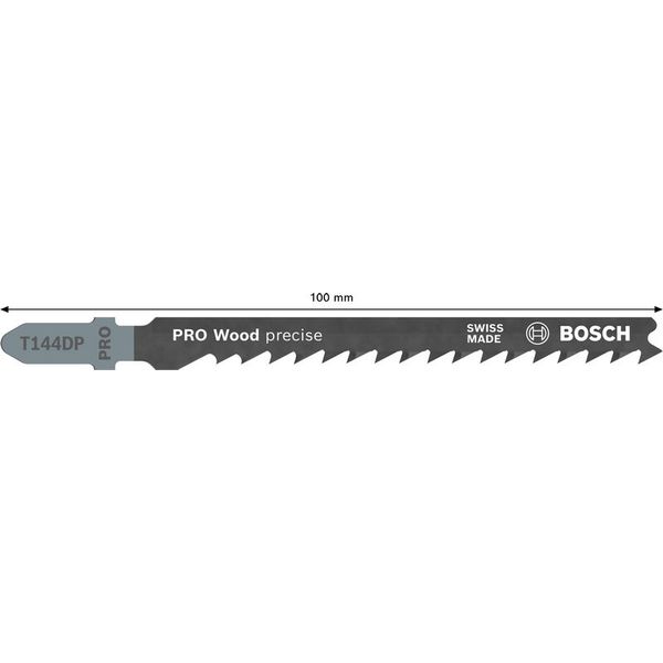 Jigsaw blade T 144 DP Precision for Wood 3 pcs. image 2