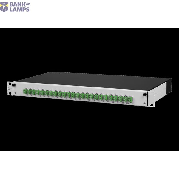 OpDAT slide patch panel splice 24xLC-D APC OS2 image 2