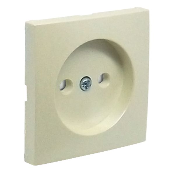 SAFETY COV PLAT F/SINGLE PHASE SOCKET PEARL image 1