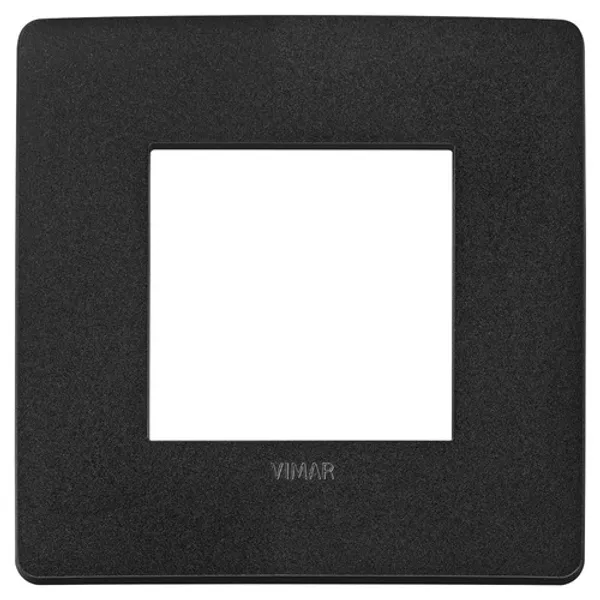 Plana Up 2M cover plate, matt black image 1
