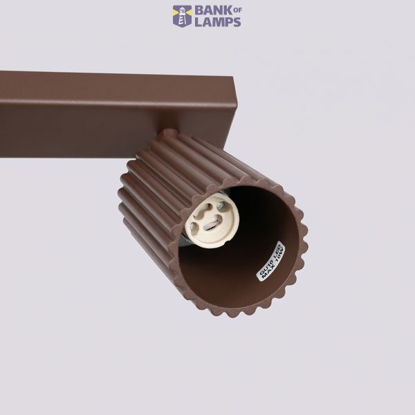 Ceiling lamp KARBON 4L brown image 7