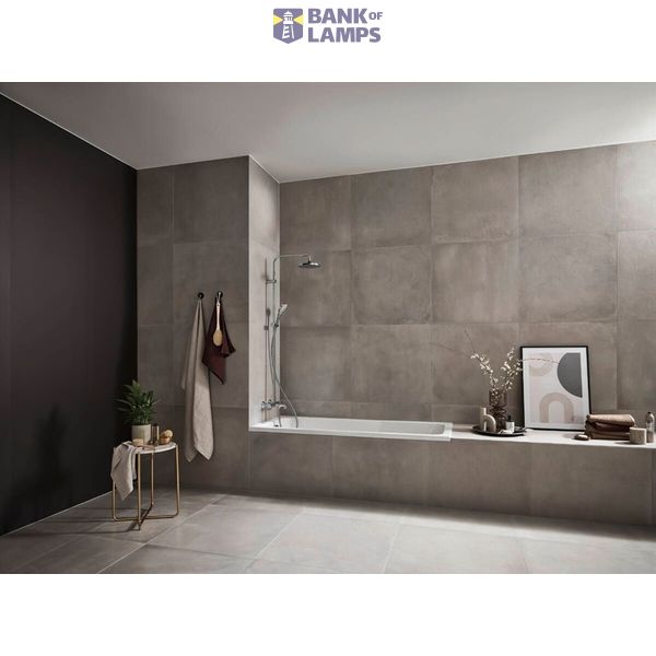 Vernis Blend 200 1 jet shower system with bath thermostat, chrome image 1