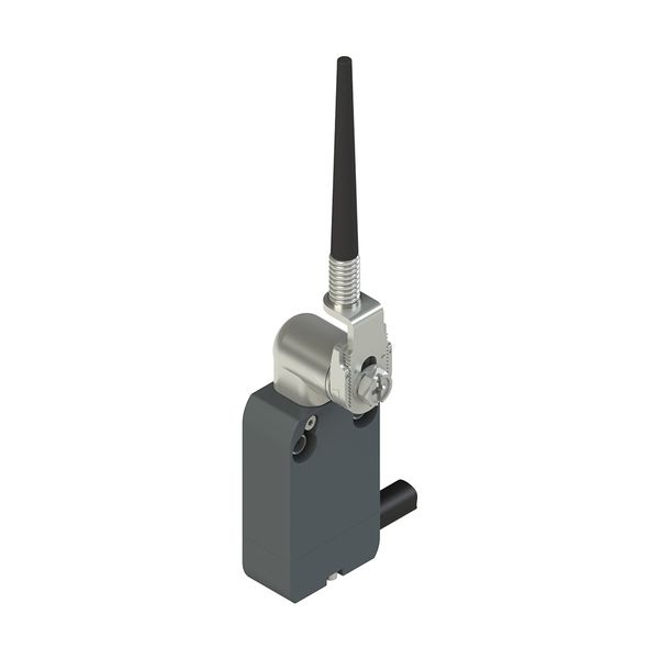Modular prewired switch with metal revolving lever with flexible adjustable rod image 1