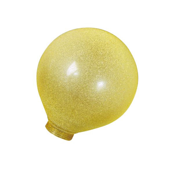 Glass Bulb G125 Ice Crystal Amber for LED Stick image 2